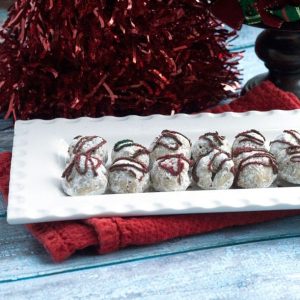 peppermint snowball cookies