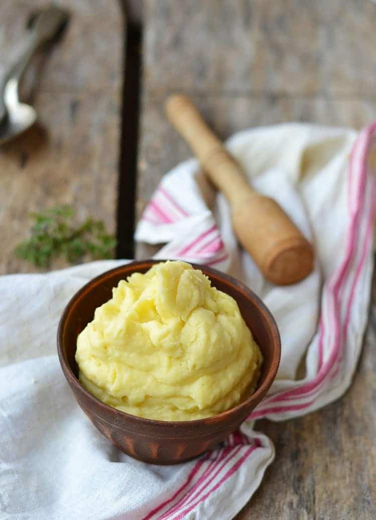 best southern mashed potato recipe ever, served up in a wooden bowl