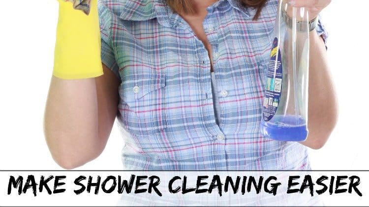 We've solved the shower cleaning problem? Make this BEST EVER Easy Homemade Shower Cleaner with Dawn and Vinegar and see it work!