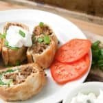 Permalink to: Vegetarian Beefy Rolls vegan dinner ideas