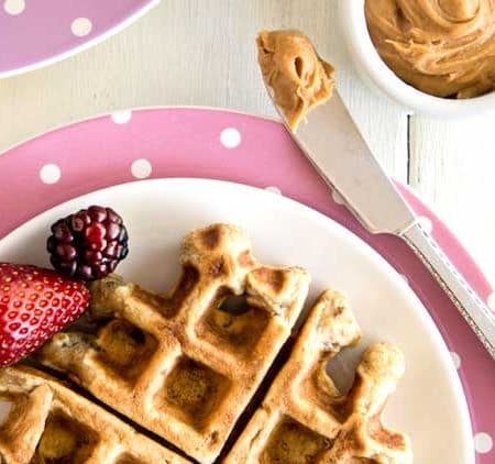 Peanut Butter Waffles recipe tasty