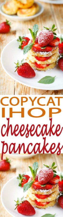 Copycat IHOP Cheesecake Pancakes-Pancake Recipe Scratch - All She Cooks