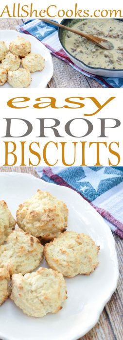 drop biscuit recipe without baking powder