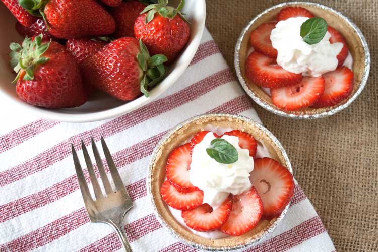 easy mini yogurt pies