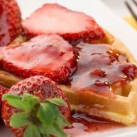 Almond Poppy Seed Waffles