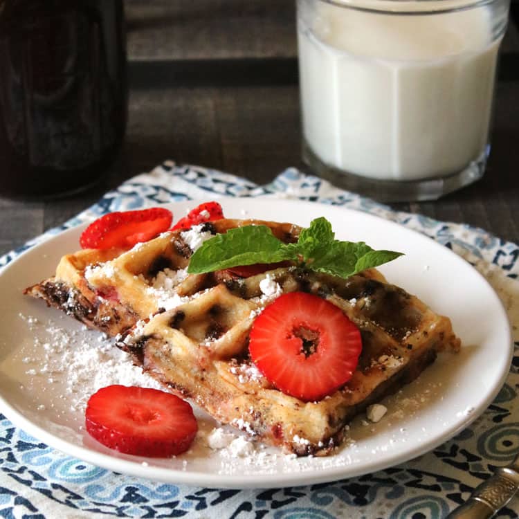 chocolate chip waffles bisquick