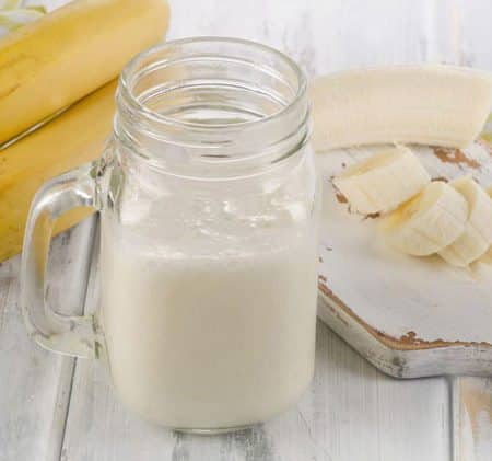 This is the Best Banana Smoothie. It's simple. It's easy. And its just three ingredients. So get out your blender and get blending!