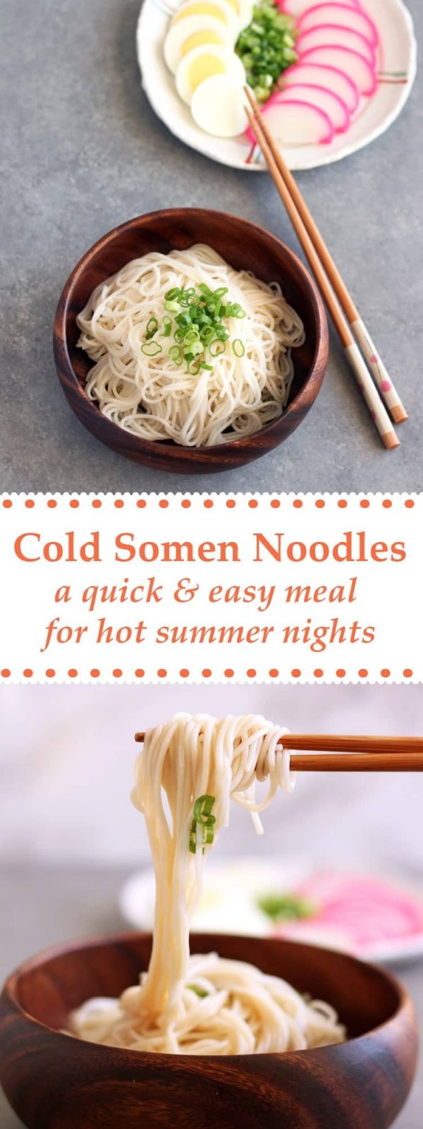 Quick & Easy Cold Somen Noodles - All She Cooks