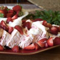 Cool Strawberry Whipped Dessert