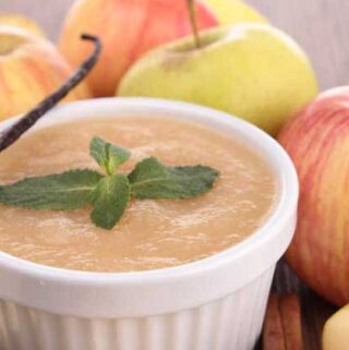 How to make homemade applesauce is an easy skill to learn. Can and preserve applesauce with apples picked at upick farm or homegrown apples. Easy applesauce canning recipe.