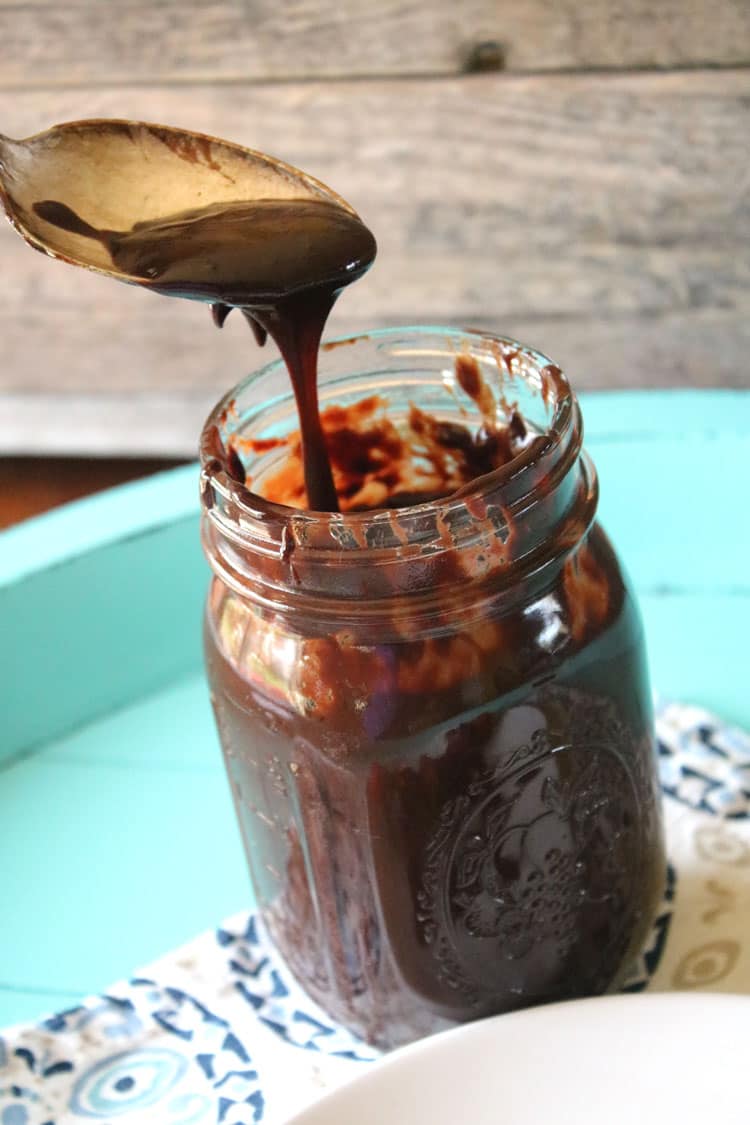 easy chocolate sauce two ingredients