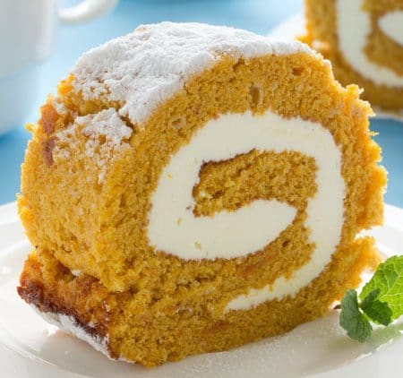 Pumpkin Roll recipe is a classic fall cake recipe that looks just as gorgeous as it tastes. Pumpkin recipes for fall baking are here!