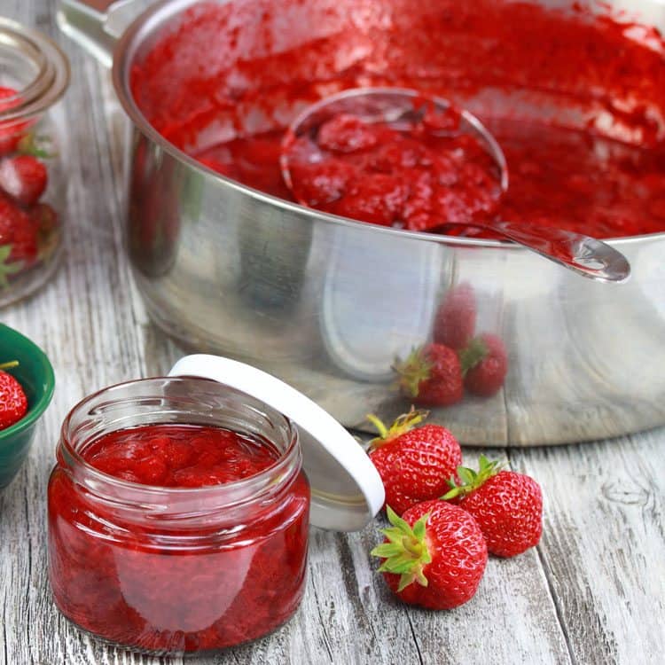 make freezer jam strawberry