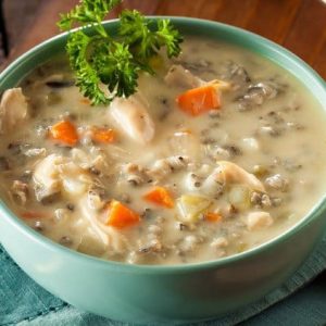 Enjoy this hearty Chicken and Wild Rice Soup that is the perfect comfort food for cooler days of fall and winter. Easy soup recipe with wild rice.