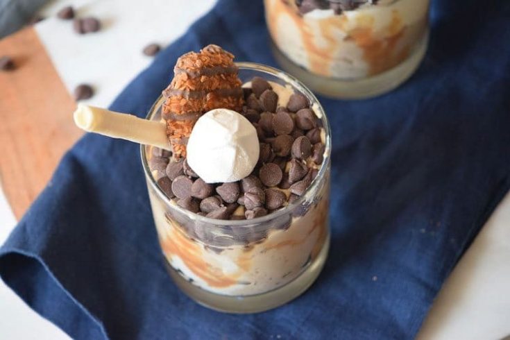 Toasted Coconut Chocolate Pudding