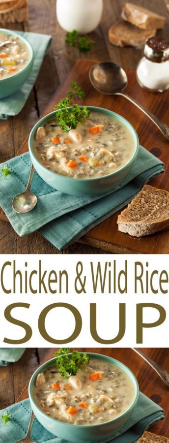 Enjoy this hearty Chicken and Wild Rice Soup that is the perfect comfort food for cooler days of fall and winter. Easy soup recipe with wild rice.