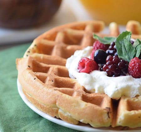 Looking for a new Waffle recipe scratch ingredients you can make at home? Our Cream Cheese Waffles are just what you are looking for. This easy waffle recipe is perfect for a quick breakfast recipe.