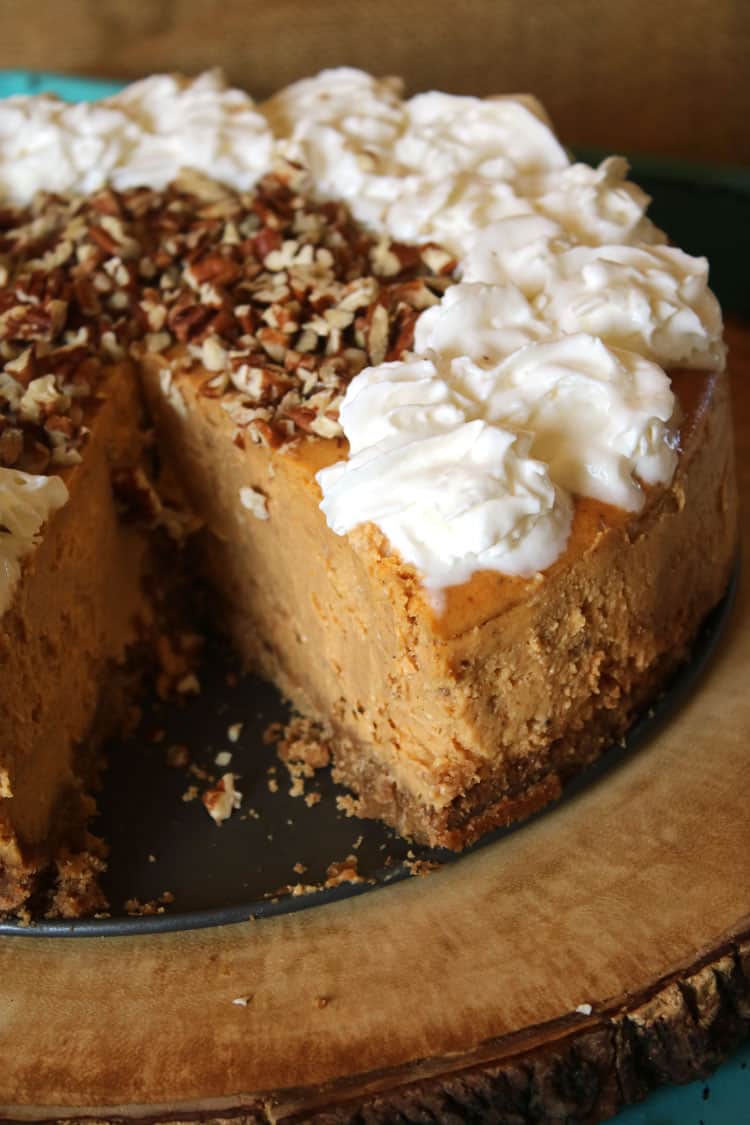 Pumpkin Cheesecake - A Cheesecake Factory Menu Favorite