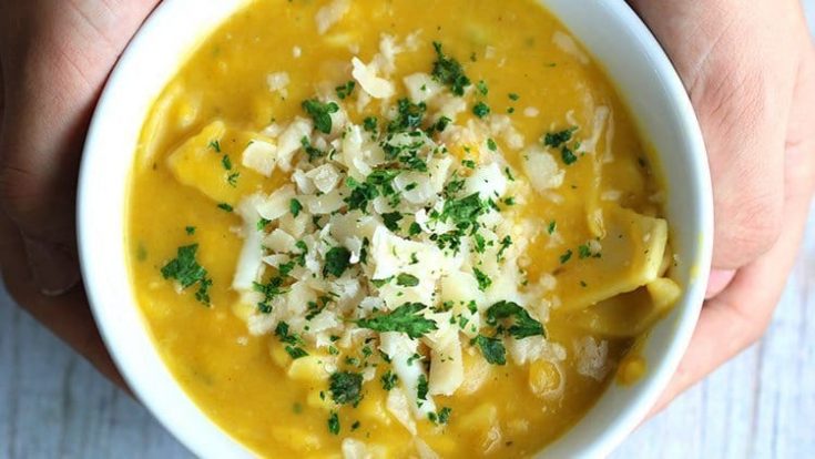 Butternut Squash Lasagna Soup