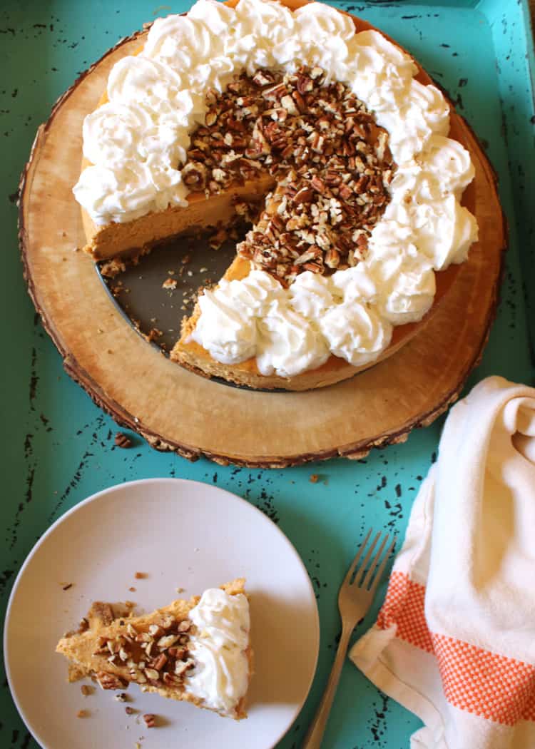 easy pumpkin cheesecake