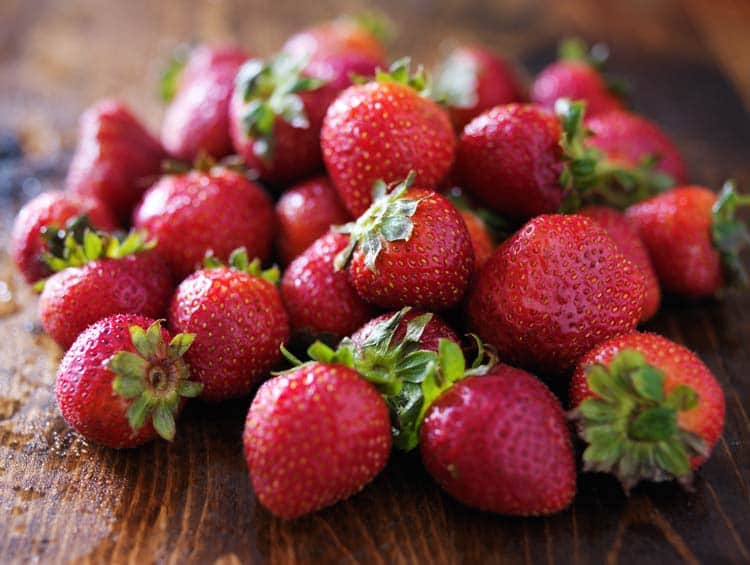 strawberries for punch