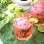 strawberry mojito float