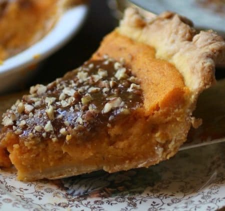 Easy sweet potatoes pie is an old fashioned Southern recipe. Marye Audet-White for AllSheCooks.com