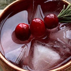 Here is one of the Best Holiday Cocktails, try this Cranberry Moscow Mule recipe - perfect for a holiday party.
