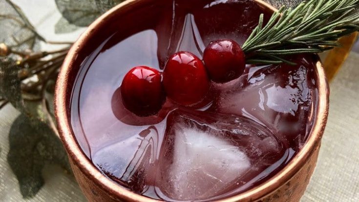 Cranberry Moscow Mule