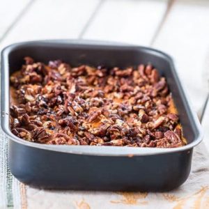 With the Best Ever Sweet Potato Casserole Recipe with Pecans, you will never need another recipe for a sweet potato casserole. This is phenomenal.