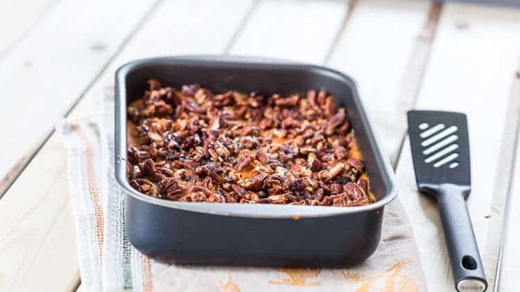 With the Best Ever Sweet Potato Casserole Recipe with Pecans, you will never need another recipe for a sweet potato casserole. This is phenomenal.