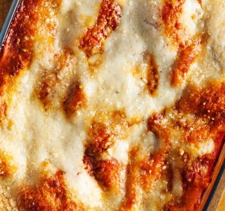 Best Low-Fat Cheese Lasagna. This is a Weight Watchers favorite. At just 6 points per serving, its the perfect meal to enjoy while counting those points. Loaded with vegetables and taste, you'll love this easy lasagna recipe.