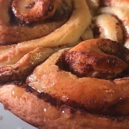 These delicious Homemade Cinnamon Rolls would be perfect for Christmas Morning!