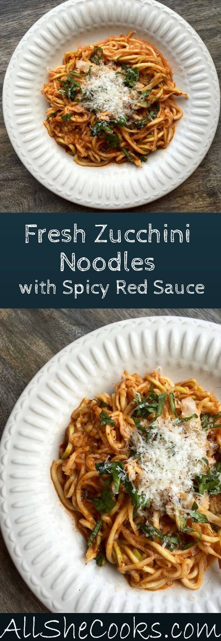 How to Make Zucchini Noodles with Arrabbiata Sauce All She Cooks