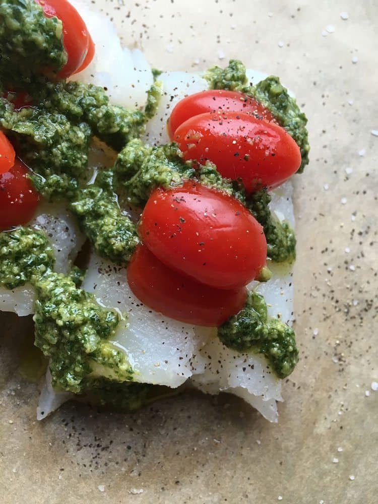 Baked Cod is a healthy dinner recipe with essential proteins and health benefits. We've topped our baked cod with tasty herbs and tomatoes.