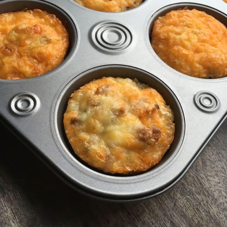 How to make Breakfast Muffins that are healthy for you. These low car spicy breakfast muffins will get your day started right.