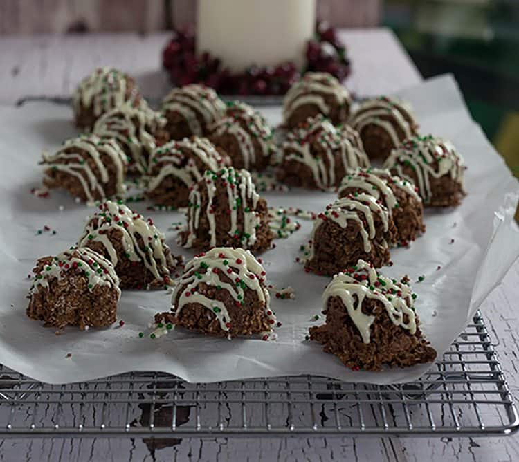 These easy No Bake Chocolate Drop Cookies with oatmeal and coconut are an explosion of chocolate-y goodness in your mouth. Just sayin....