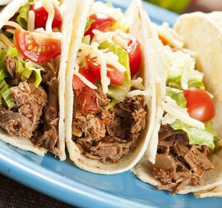 You'll love these Copycat Cafe Rio Shredded Beef Tacos. They are easy to make and have such a great flavor.