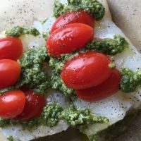 Mediterranean-Style Baked Cod en Papillote