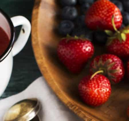 Strawberry Soup recipe is a perfect soup for a sweet dinner treat or starter for a romantic meal, maybe for Valentine's Day dinner.