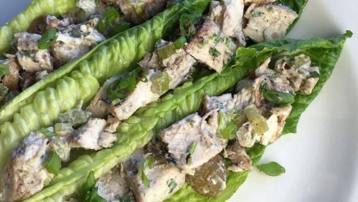 Chunky Chicken Salad Lettuce Wraps