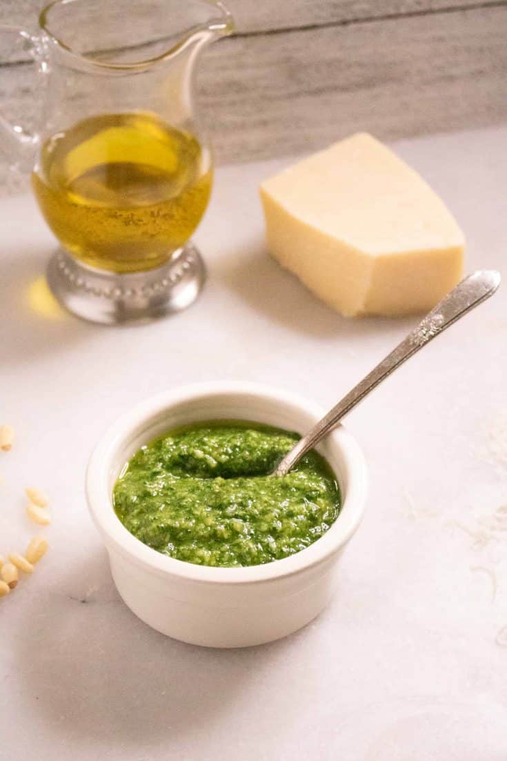 Homemade Basil Pesto from Scratch