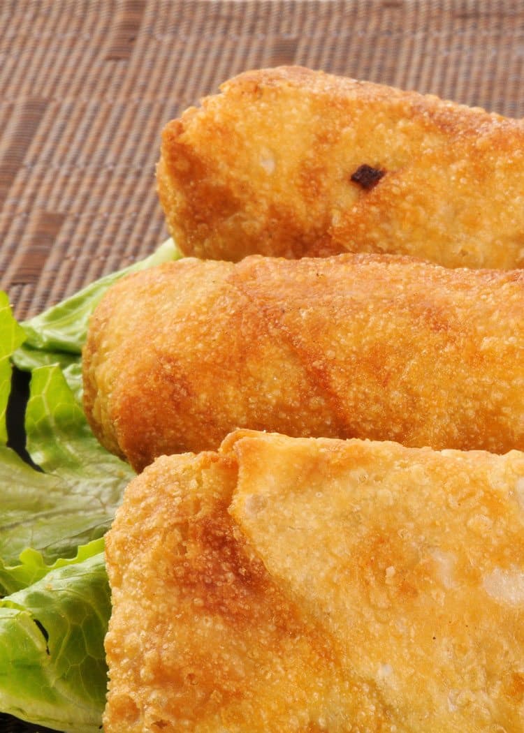 Pan-Fried Shrimp Egg Rolls - SheCooks.Design Pan-Fried Shimp Egg Rolls