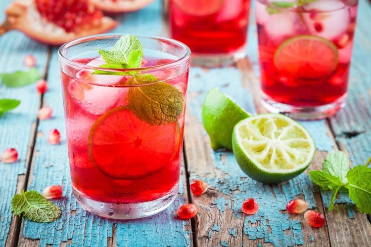 enjoy pomegranate punch recipe non alcoholic