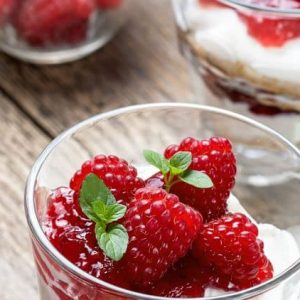 Enjoy raspberry cheesecake desserts with this easy no bake dessert