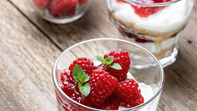 Enjoy raspberry cheesecake desserts with this easy no bake dessert