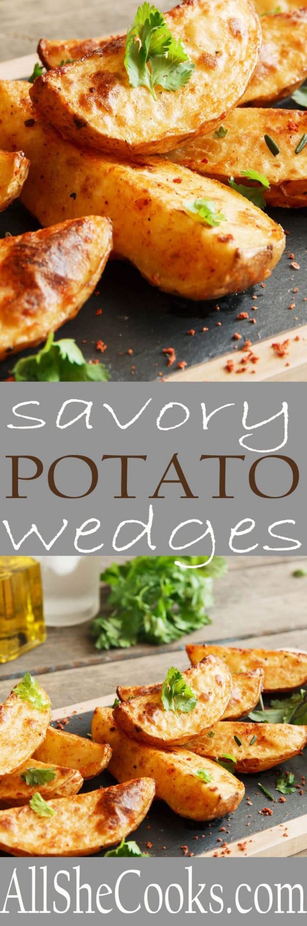 Paprika Potato Wedges All She Cooks