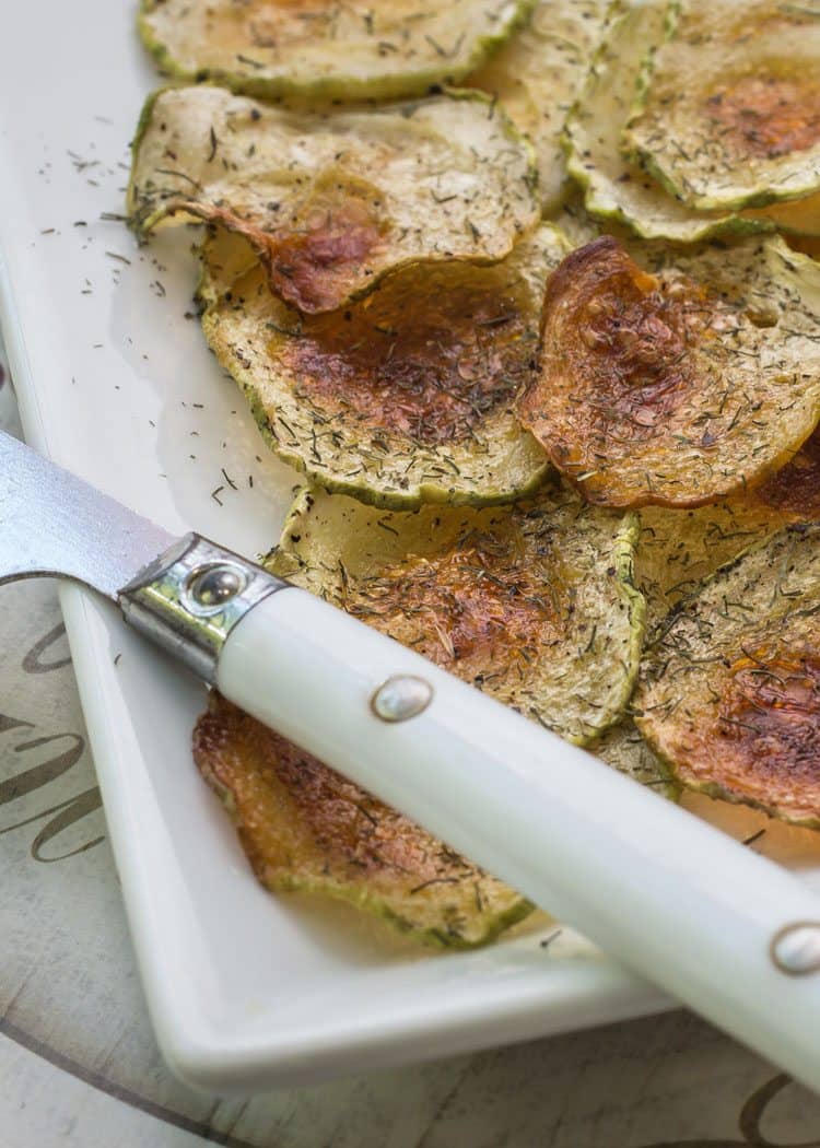 zucchini chips are healthy and a good snack