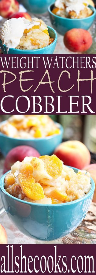 Now you can eat one of your favorites on Weight Watchers diet. Weight Watchers Peach Cobbler recipe is easy and delicious. Just make sure to use small bowls!