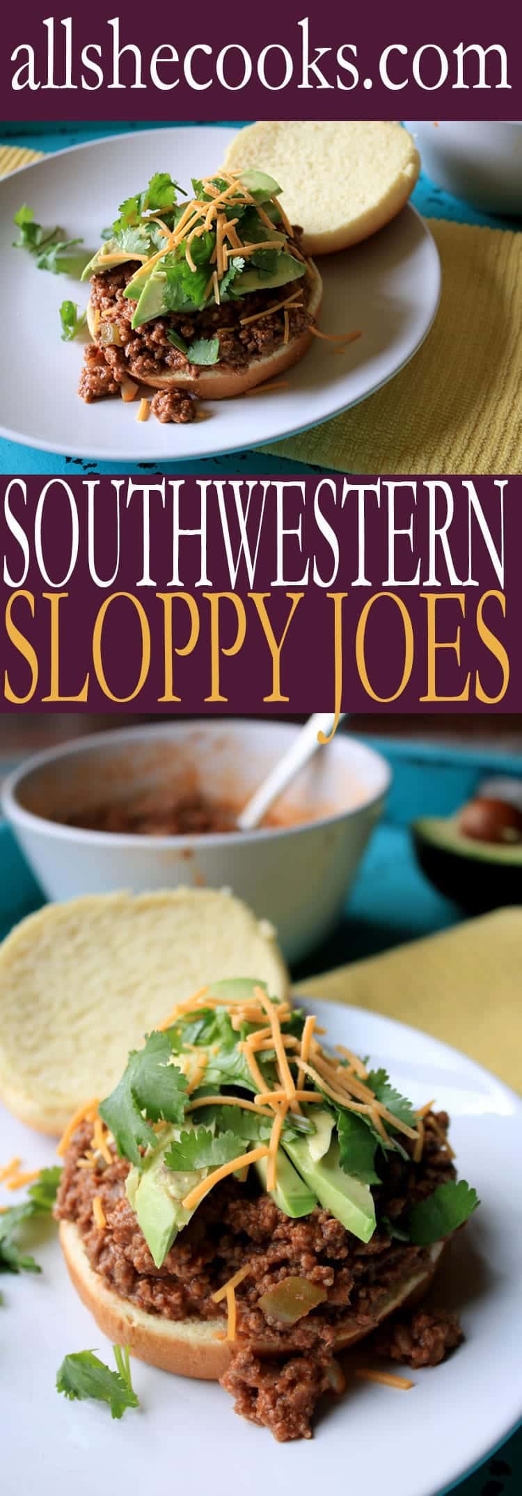 Southwestern Sloppy Joes make an easy and delicious meal. This recipe is a great twist on a fun favorite meal that your family will ask for again and again.